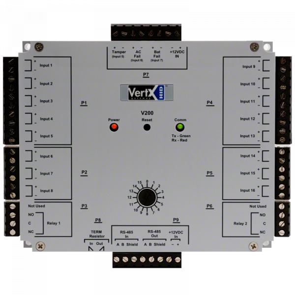 Interface de Monitoramento de Entrada HID Vertx V200